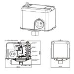 Terpo Tlačno stikalo SK-2, 220–240 V, do 6 bar