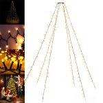 Terpo Toplo bela LED girlanda za božično drevo, 192 LED, 6 × 2 m