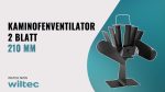 Terpo Toplotno gnani ventilator za peč z 2 lopaticama, 70–350 °C