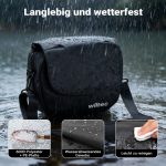 Terpo Torba za krmilo kolesa 5 l – kompaktna kolesarska torba 26,5 x 9 x 21,5 cm z naramnim pasom, za e-kolo, cestno in gravel kolo