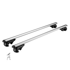 Terpo Univerzalni strešni nosilec 120 cm do 90 kg – aluminijast prtljažnik, osnovni nosilec za strešno škatlo