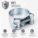 Terpo Vijačna cevna objemka W1, objem 44–47 mm, širina 22 mm