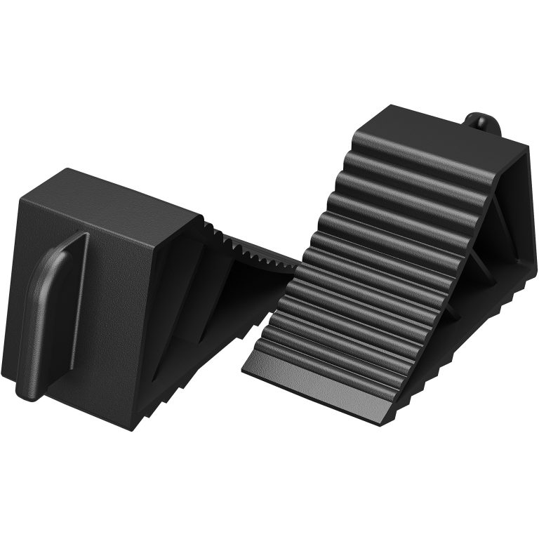 Terpo Zagozde za kolesa prikolice (2 kosa) do 1,5 t – 21 x 8,75 x 10 cm, protizdrsne HDPE z ročajem