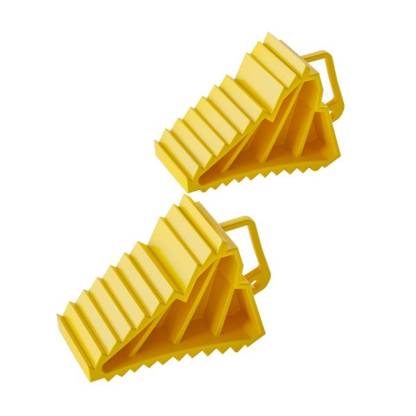 Terpo Zagozde za kolesa prikolice (2 kosa) do 2 t – 166 x 75 x 94 mm, protizdrsne