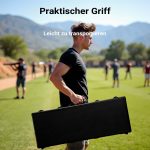 Terpo Zaklepljiv kovček za orožje 84 x 35,5 x 11 cm – aluminijast kovček za puško in pištolo z zapahi in ključem