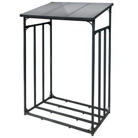 Terpo Zunanje pokrito stojalo za drva 133 × 83 × 185 cm, do 1500 kg